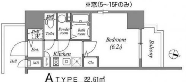 エスリード難波ザ・ゲート 間取り