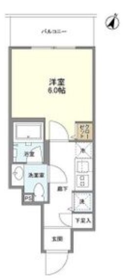 プライマル靭本町 間取り図