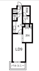ブランズ大阪松屋町 間取り図