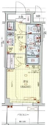 プレサンス新大阪ストリーム　間取り