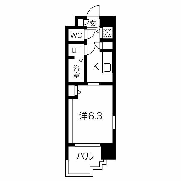 スプランディッド桜川 間取り