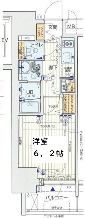 レオンコンフォート上本町カレント 間取り