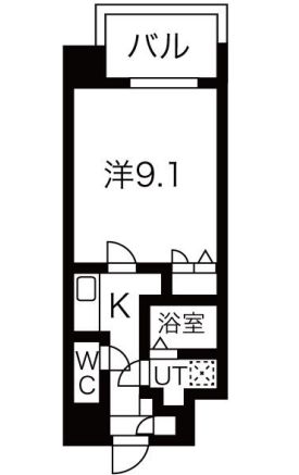 レオンコンフォート難波サウスゲート 間取り