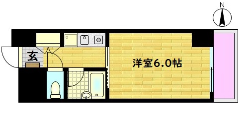 セレッソコート梅田東　間取り