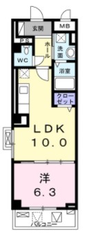 ラヴィータ西梅田　間取り