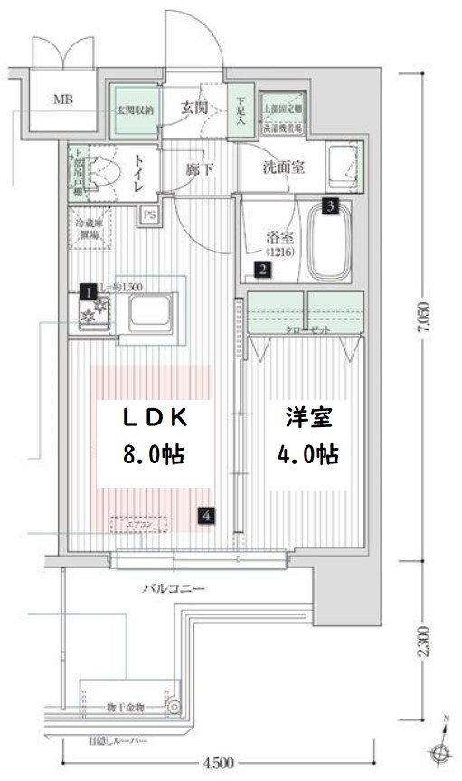 アーバネックス新大阪 間取り
