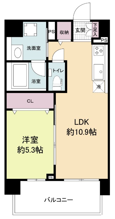 シャーメゾンサクセス新大阪　間取り図