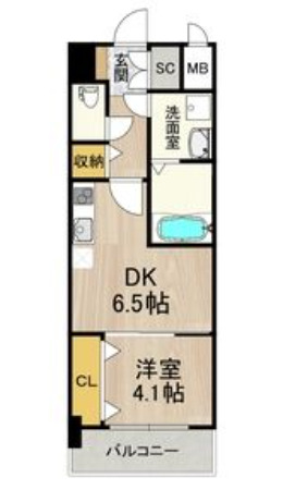 スプランディッド新大阪ＥＡＳＴ　間取り