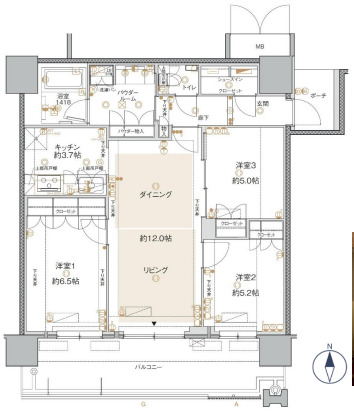 MJR堺筋本町タワー　間取り