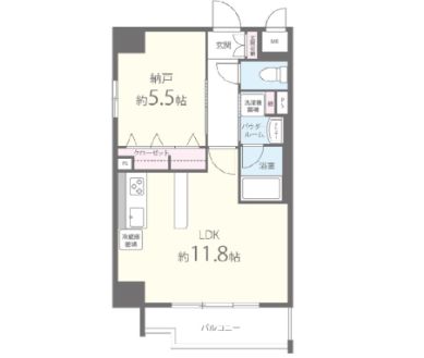 グランデカワノ真田山 間取り