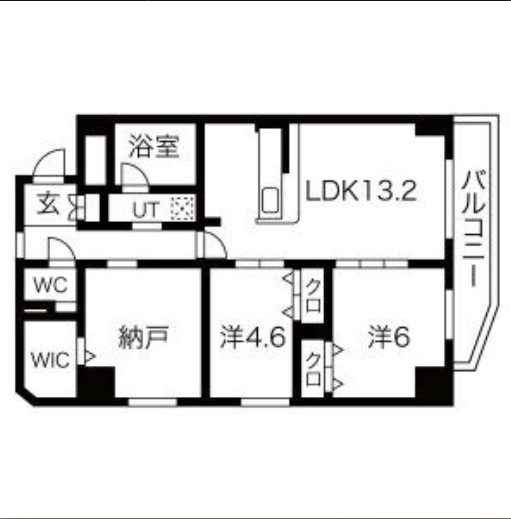 シャンピア国分町　間取り