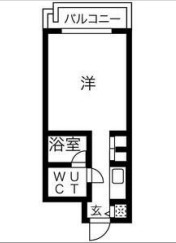 S-CREA御堂筋本町　間取り