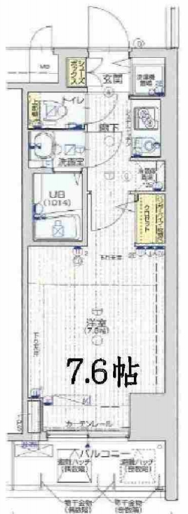 サムティ江坂レガーロ　間取り