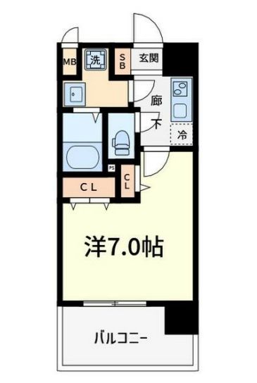 ラシーヌ瓦屋町　間取り