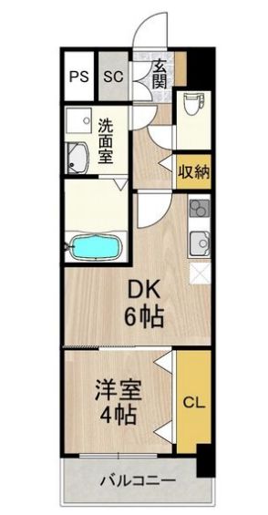 スプランディッド新大阪ＥＡＳＴ　間取り