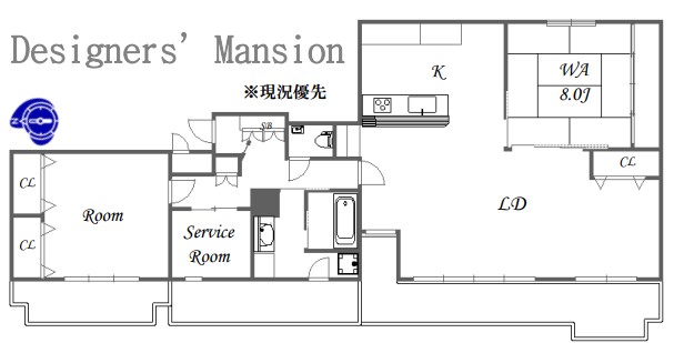 BelleVogue北堀江 間取り図