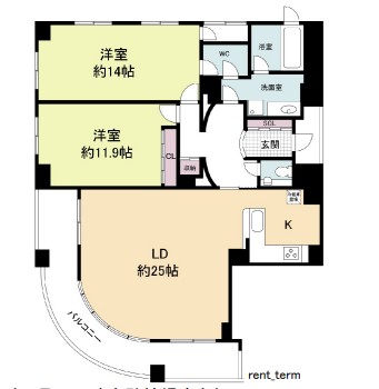 レジディア心斎橋ウエスト　間取り