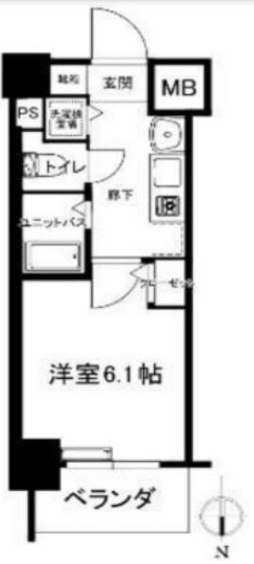 プレサンス天神橋ディオレ　間取り