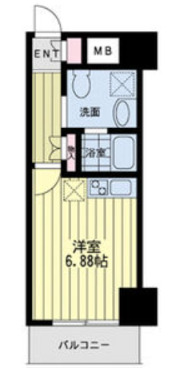 ルネ日本橋アネーロ　間取り