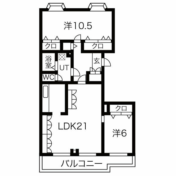 さざなみプラザ22号棟 間取り