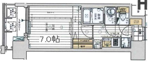 レジュールアッシュウエストレジス　間取り