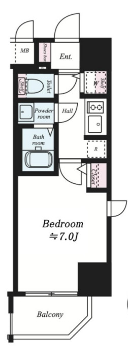 W-STYLE大阪駅前　間取り