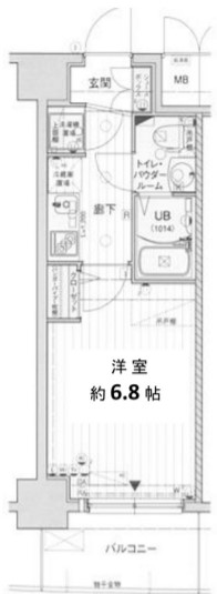 ラシュレエグゼ難波西 間取り