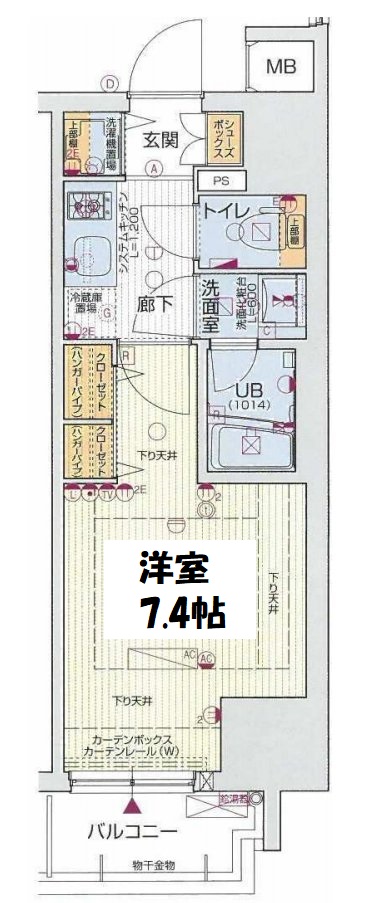 レオンコンフォート北浜　間取り