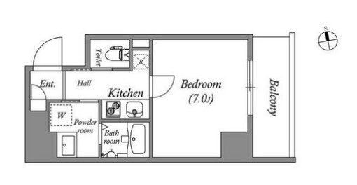 ＡrtizＡ森ノ宮D.C. 間取り