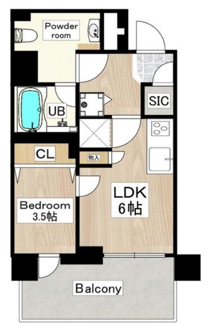 PHOENIX北堀江　間取り