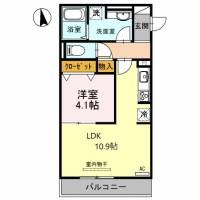 グランシャリオ夕陽丘　間取り