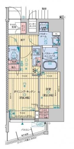 レオンコンフォート難波アッシュ 間取り