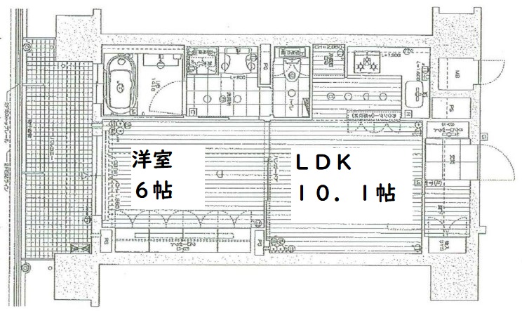 リーガル四ツ橋立売堀Ⅱ 間取り