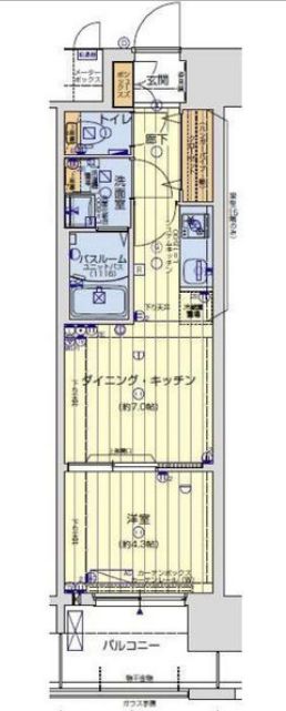 レオンコンフォート九条ガレリア　間取り