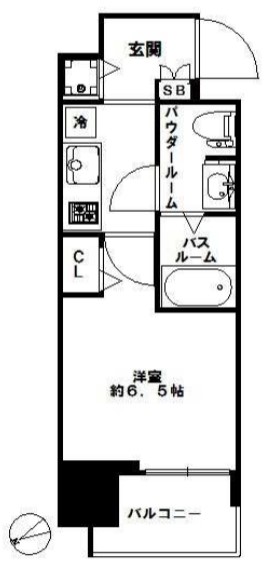 スワンズシティ北堀江 間取り