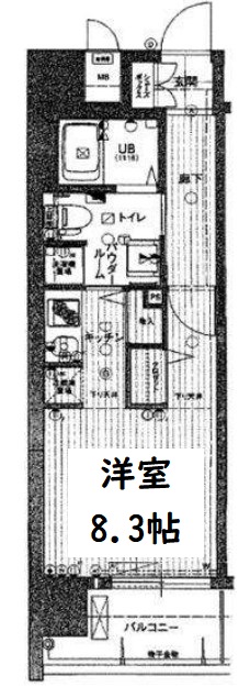 スワンズシティ新大阪 間取り図