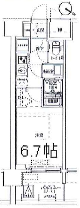 レジュールアッシュ中之島サウス 間取り