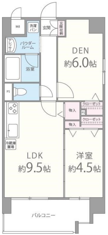 海老江サンライズ　間取り