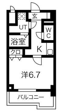 S-RESIDENCE NABAVIALE 間取り
