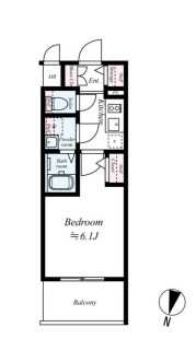 エスリード難波ザ・ゲート　間取り
