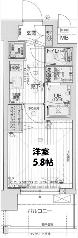 レオンコンフォート玉造　間取り