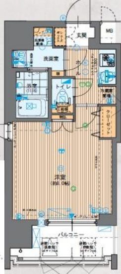 W-STYLE大阪谷町 間取り