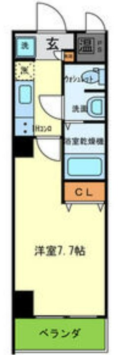 ルミエール清水谷　間取り