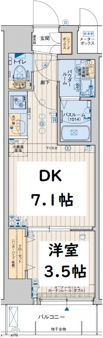 レオンコンフォート天王寺東　間取り