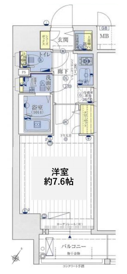 アクアプレイス福島EYE 間取り