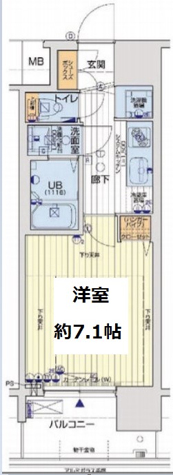 レオンコンフォート難波サウスゲート 間取り