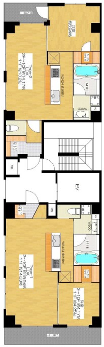 BRAVE天満橋　間取り