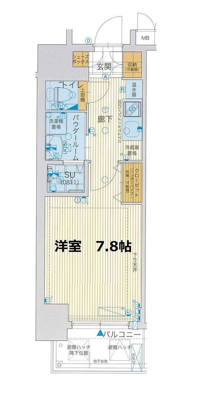 アスヴェル大阪城WESTⅡ 間取り