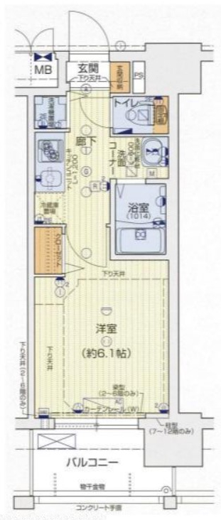 ララプレイス新大阪シエスタ　間取り
