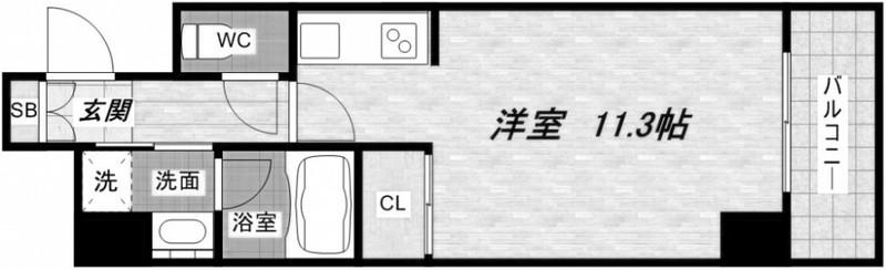 2階の間取り図
